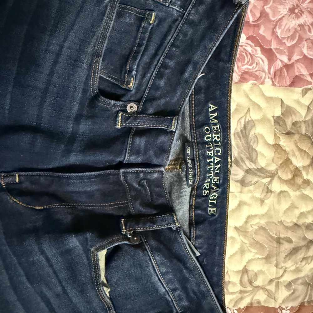American Eagle Outfitters Indigo Stretch Jeans - Dark Blue